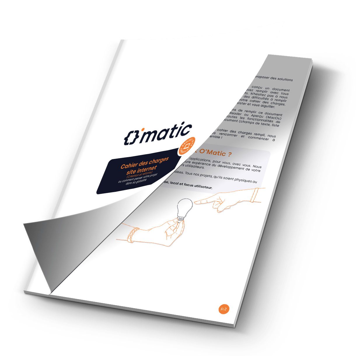 Cahier des charges PDF créé par O'Matic