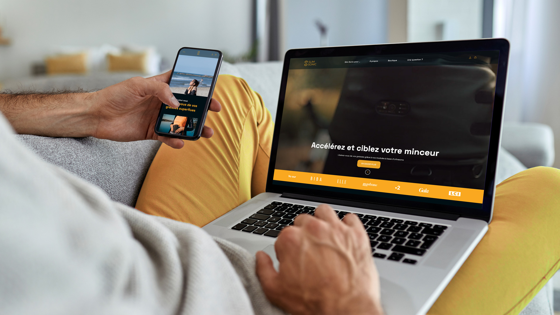 Refonte du site de Slim Sonic