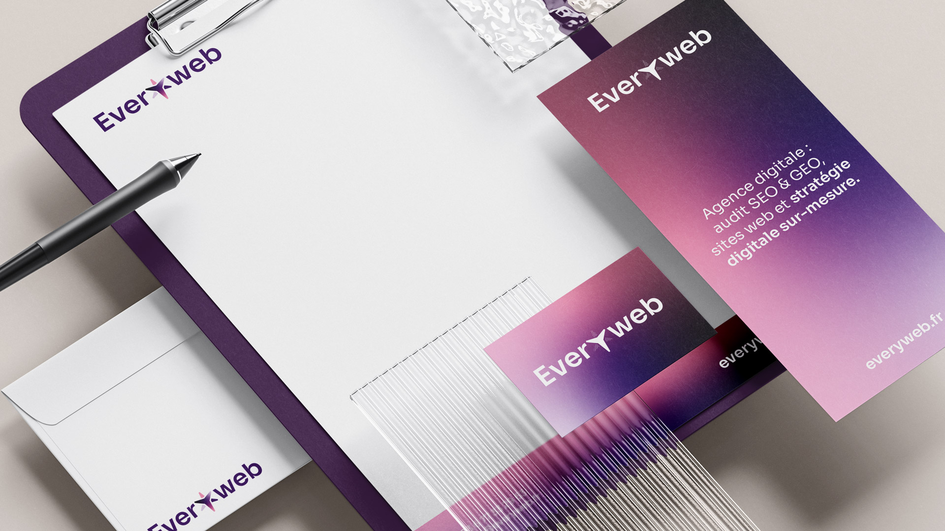 Création d&rsquo;identité visuelle pour Everyweb